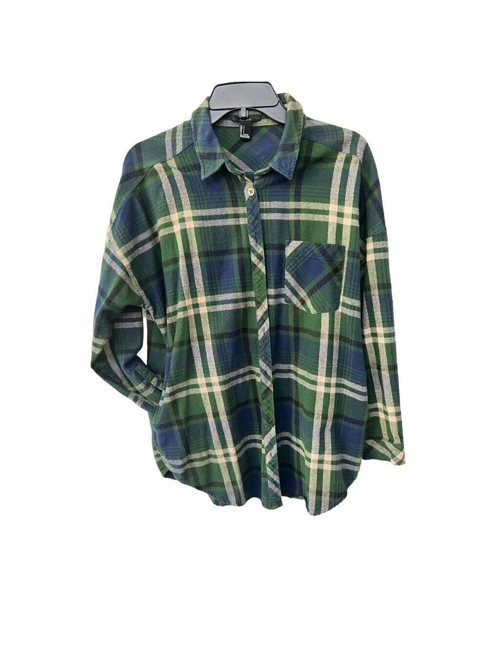 FOREVER 21 Plaid flannel shirt size L